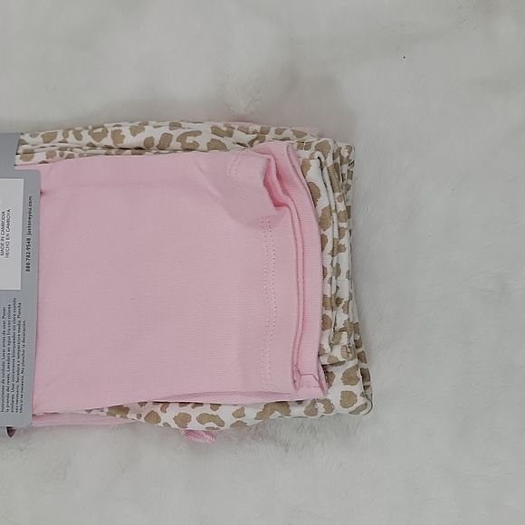 Just One You by Carter's Leopard and Pink 2 Pack Pants - Picture 4 of 5